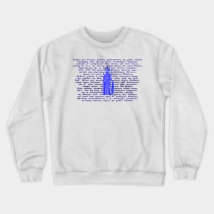 Pallas Athena - Backed by First lines of the Odyssey in Greek Crewneck Sweatshirt